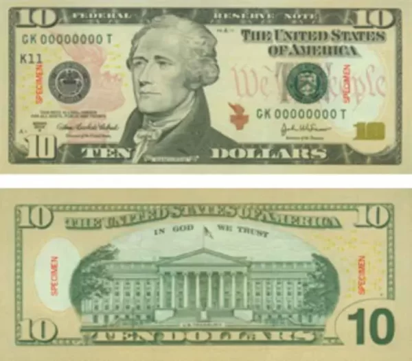 USD 10 Bills