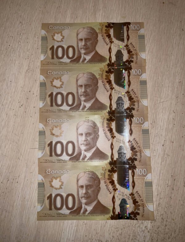 CAD $100 Bills - Image 3